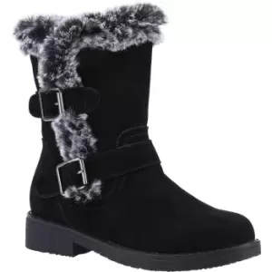 Image of Hush Puppies Womens Macie Suede Mid Height Casual Boots UK Size 5 (EU 38)