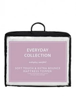 image of Everyday Collection Soft Touch and Extra Bounce Mattress Topper