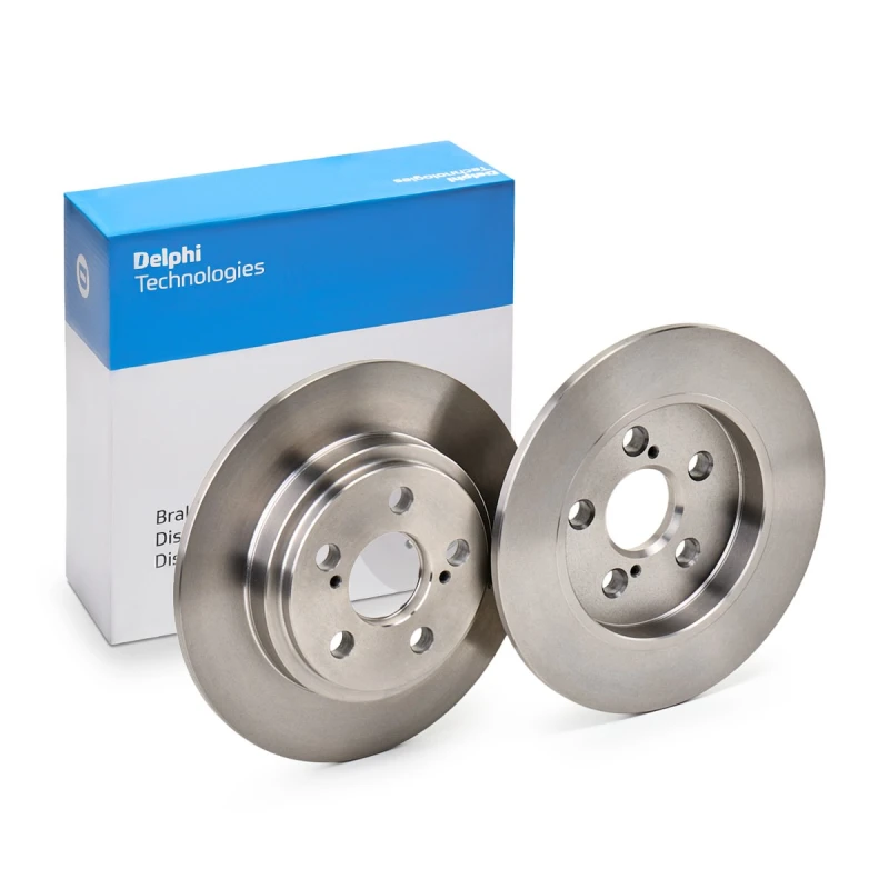 Image of DELPHI BG4272 Brake disc solid, Oiled Brake Disc (82)
