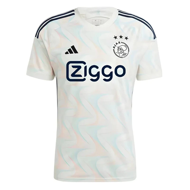 Image of adidas Ajax Away Shirt 2023 2024 Adults - White White 2XL
