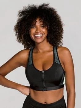 Image of DORINA Fast Racerback Sports Bra - Black, Size 10, Women
