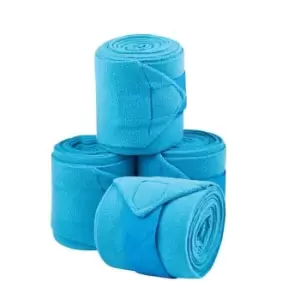 image of Saxon Co-Ordinate Fleece Bandages 4 Pack - Blue