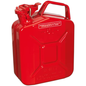 image of Sealey Metal Jerry Can 5l Red