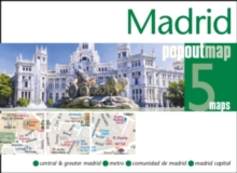 Image of Madrid PopOut Map Sheet map, folded