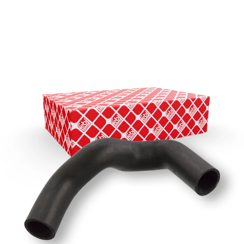 Image of FEBI BILSTEIN 14003 Radiator Hose Rubber with fabric lining, Lower Left Rubber, Rubber with fabric lining Radiator Hose (475)