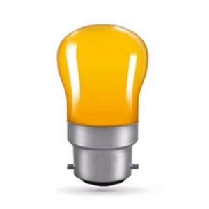 Image of Crompton 15W Bayonet Cap Pygmy Sign Bulb - Amber
