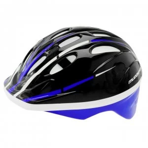 image of Muddyfox Recoil Helmet Junior - Black/Blue