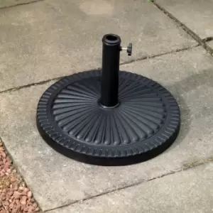 Image of Kingfisher Parasol 14kg Base (Round) With Patterned Effect