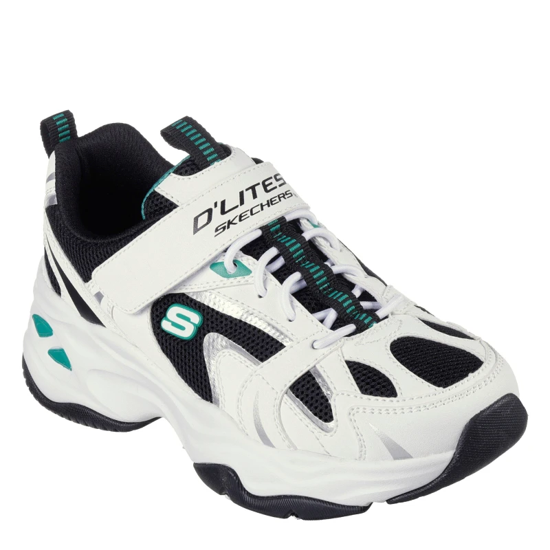 Image of Skechers DLites4 0 White/Black unisex 3 (36)