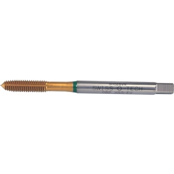 Image of M2X0.4 HSS-EV Green Ring Taps: Fluteless - ISO Metric Coarse , TiN Coated