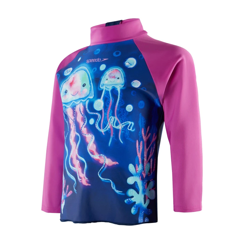 Image of Speedo Plt Ls Dpm St - Blue Blue 2 - 3 Years