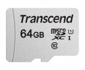 Image of Transcend 300S UHS-I MicroSDXC Memory Card 64GB
