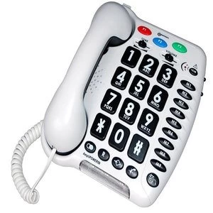 Image of Geemarc AMP50V2 Extra Loud White Big Button Telephone