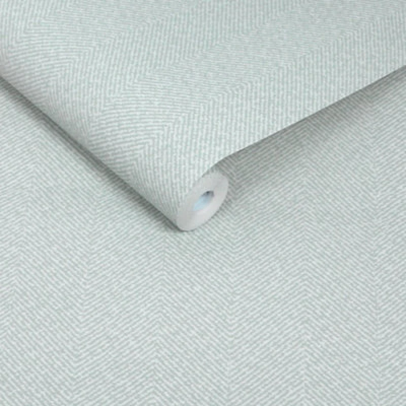 Image of Sophie Allport Herringbone Texture Morning Fog Wallpaper