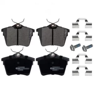 Image of Brake Pad Set 16548 by Febi Bilstein Rear Axle