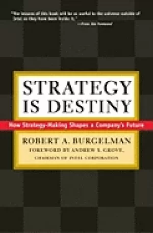 Image of strategy is destiny how strategy making shapes a companys future burgelman