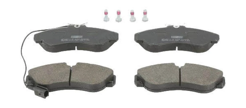 Image of CHAMPION 573061CH Brake pad set incl. wear warning contact Brake Pad Set,disc brake (402)