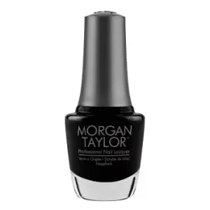 Image of Morgan Taylor Long-lasting, DBP Free Nail Lacquer - Black Shadow 15ml