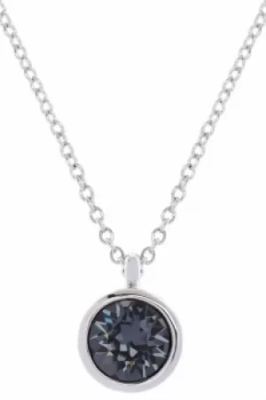 image of Ladies Karen Millen PVD Silver Plated Crystal Dot Necklace KMJ869-01-101