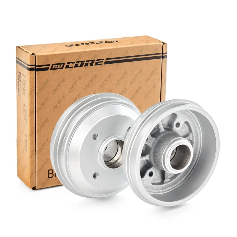 Image of goCORE GCA230050 Brake Drum Rear Axle, 211,9mm, without wheel bearing kit Brake Drum (123)