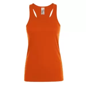 Image of SOLS Womens/Ladies Justin Sleeveless Vest (L) (Orange)