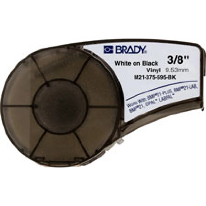 Image of Brady M21-375-595-BK printer label Black Self-adhesive printer label