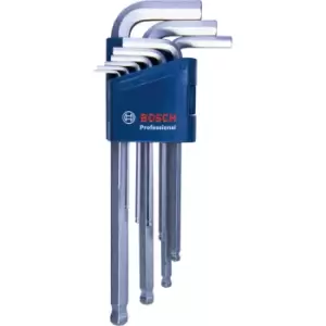 Bosch Professional 9 Piece Allen Keys Set