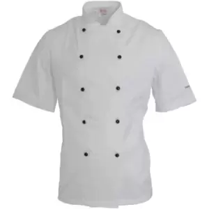 image of Dennys - afd Adults Unisex Thermocool Chefs Jacket (Pack of 2) (3XL) (White) - White