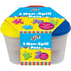 Image of Galt Toys 3 Non-Spill Paint Pots