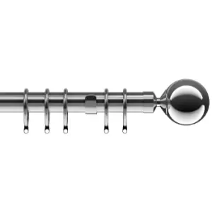 Image of Speedy Cantata Curtain Pole, 400cm, Chrome