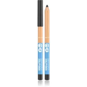 Image of Rimmel Kind & Free highly pigmented eye pencil shade 1 Pitch Black 1,1 g