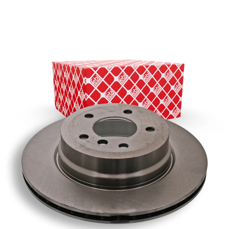 Image of FEBI BILSTEIN 43914 Brake disc Rear Axle, internally vented, Coated Brake Disc (82)
