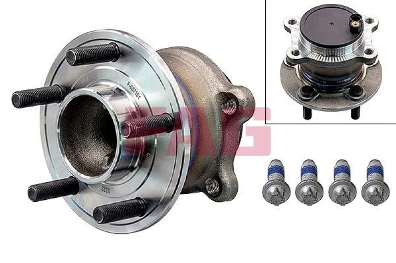 Image of Wheel bearing kit FAG 713 6791 70