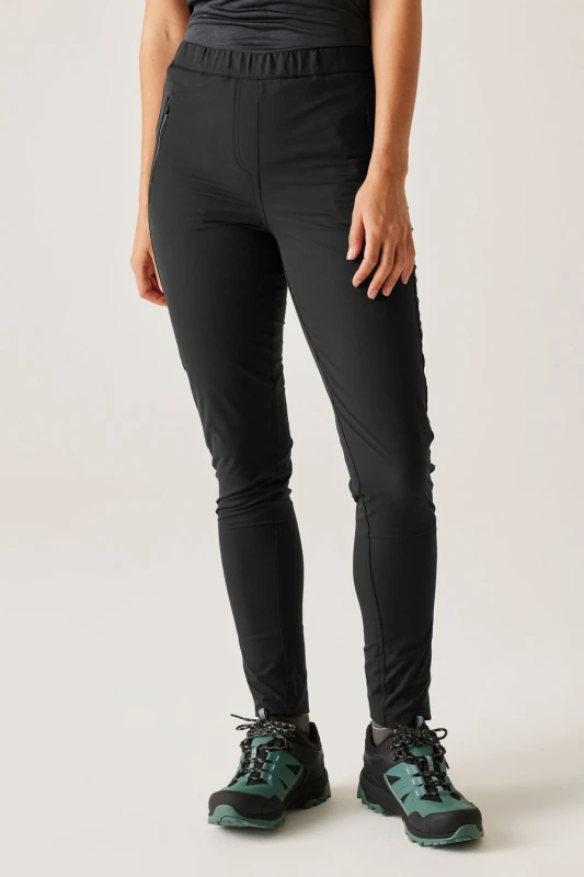 Image of Regatta Womens Pentre Stretch II Walking Trousers in Jet Black Size: 18 Jet Black Female 18