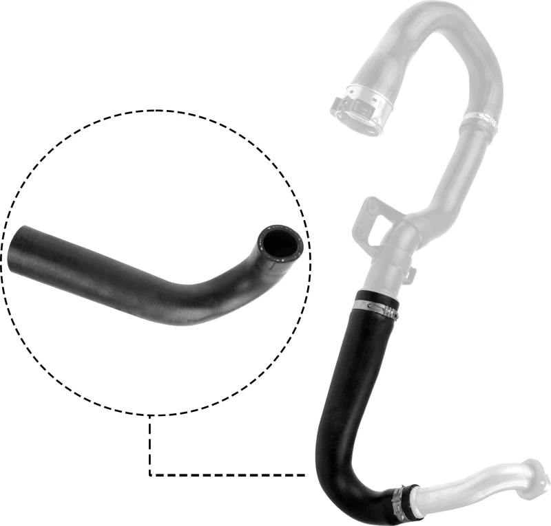Image of GATES Charger intake hose GATES 09-0679