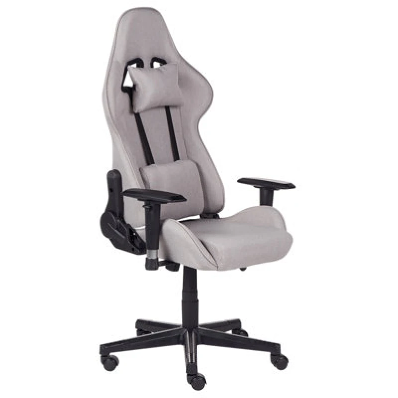 Image of Beliani Gaming Chair Warrior Light Grey