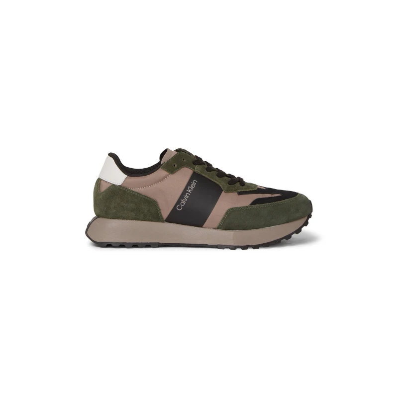 Image of Calvin Klein Suede Trainers - Black 7