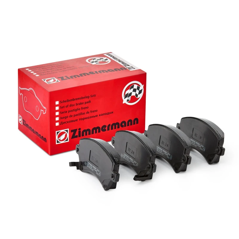 Image of ZIMMERMANN 23766.175.1 Brake pad set Front Axle, with acoustic wear warning, Photo corresponds to scope of supply Brake Pad Set,disc brake (402)