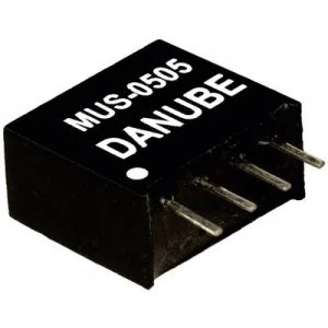 image of Danube MUS 0505 DCDC converter print 5 Vdc 5 Vdc 200 mA 1 W No. of outputs 1 x