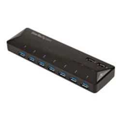 image of 7 port USB 3.0 Hub Plus Dedicated Charging Ports 2 X 2.4a Ports