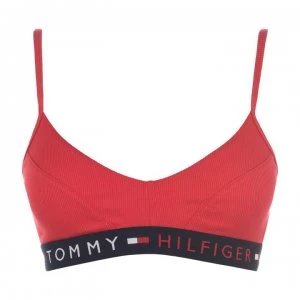 Image of Tommy Bodywear Tommy Organic Stretch Cotton Bralette - Tango Red