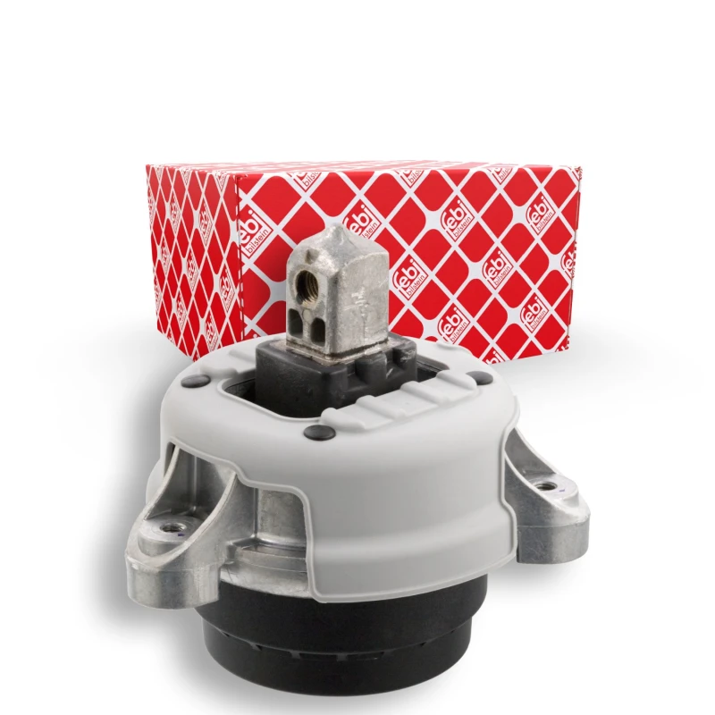 Image of FEBI BILSTEIN 104429 Engine mount Right, Hydro Mount, with splash protection cover Engine Mounting (247)