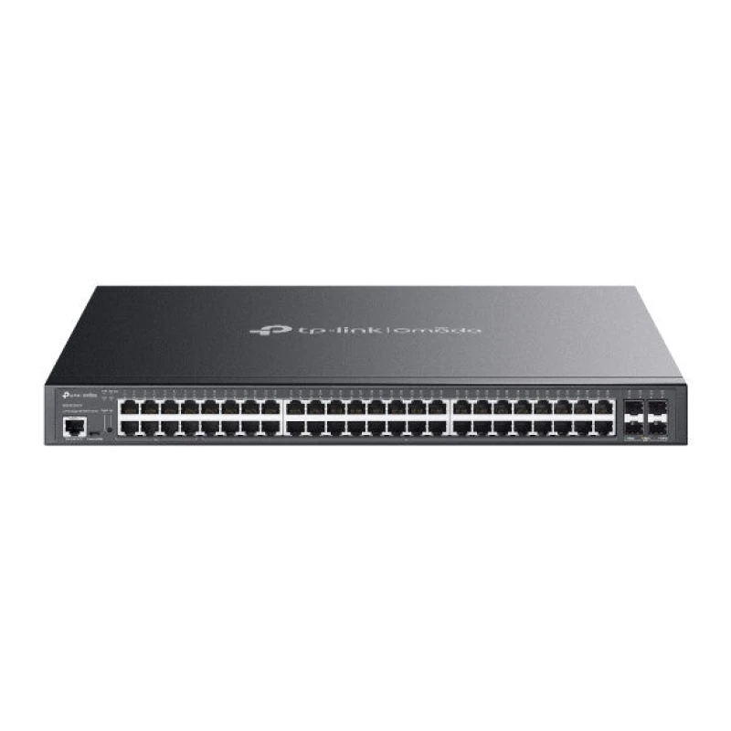 Image of TP Link Omada SG3452XMPP network switch Managed L2+ Gigabit Ethernet (10/100/1000) Power over Ethernet (PoE) 1U Black SG3452XMPP