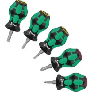 Image of Wera Stubby Set 1 Screwdriver set 5 Piece
