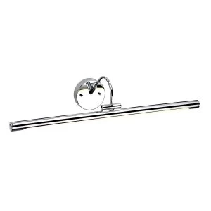 Image of LED 1 Light Large Picture Wall Light Polished Chrome