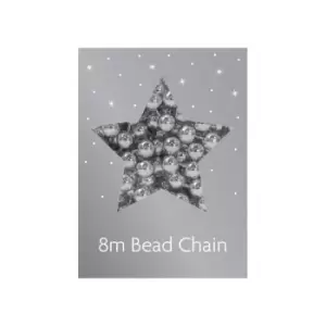 image of Tallon Christmas Beads (One Size) (Silver)