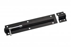 Image of Wickes Tower Bolt - Black 203mm