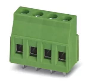 Image of Phoenix Contact FRONT 2.5-H/SA 5/ 3 3-pin PCB Terminal Block, 5mm Pitch
