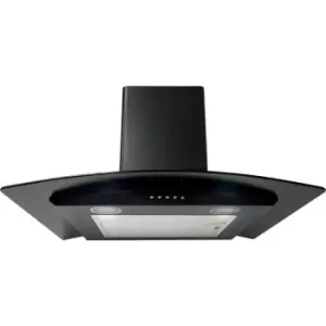 image of Cata 60cm Curved Extractor Hood Black