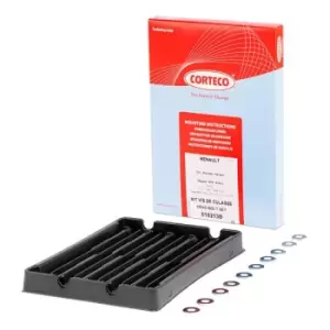 Image of CORTECO Cylinder Head Bolt Kit 016213B Bolt Kit, cylinder head RENAULT,DACIA,CLIO II (BB0/1/2_, CB0/1/2_),KANGOO (KC0/1_),KANGOO Express (FC0/1_)